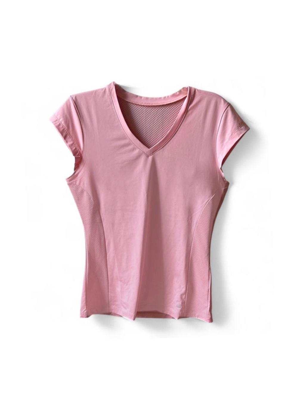 Fila Women’s Pink V-Neck Tennis Tee Size Small